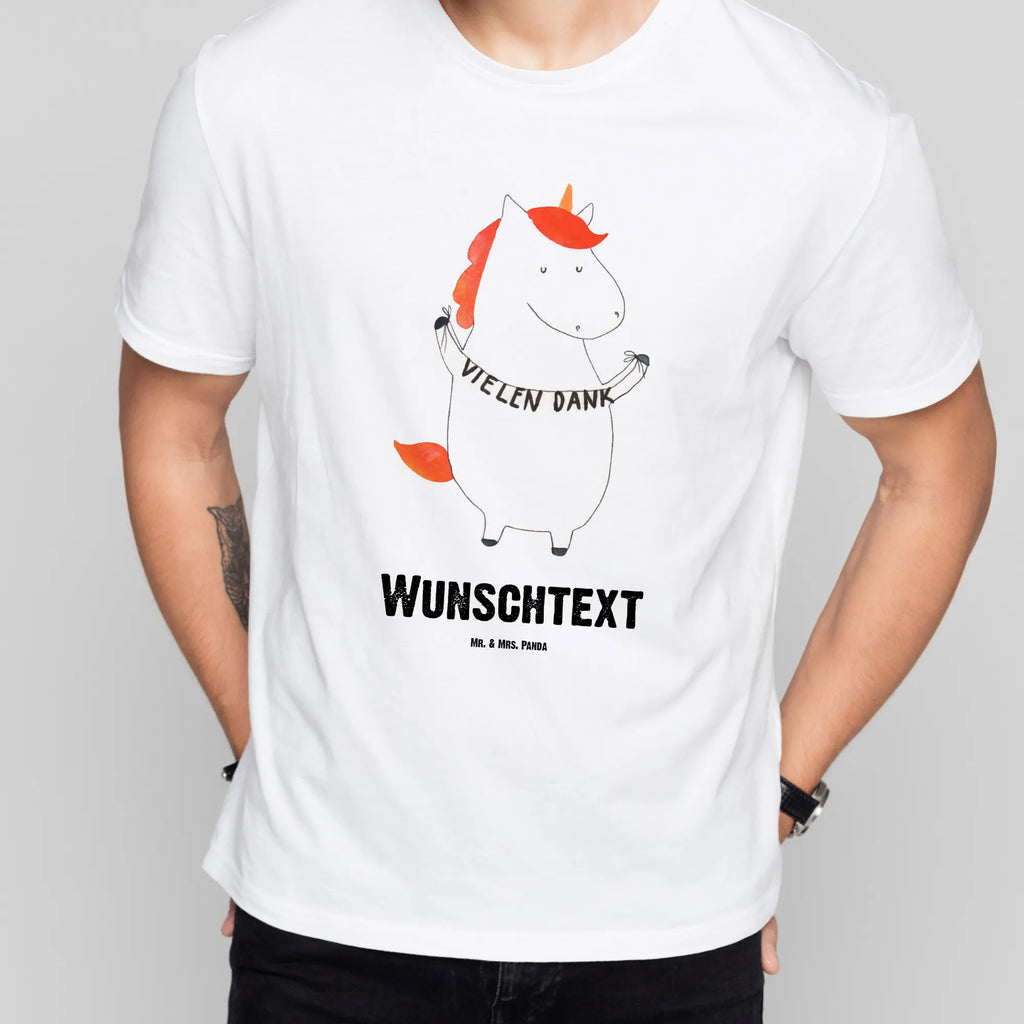 Rozmiar L Personalizowana koszulka Jednorożec Dziękuję Wunschtext, T-Shirt Personalisiert, T-Shirt mit Namen, T-Shirt mit Aufruck, Bedrucken, Einhorn Deko, Unicorn, Einhorn, Einhörner, Vielen Dank, Dankeschön, Danksagung, Danke