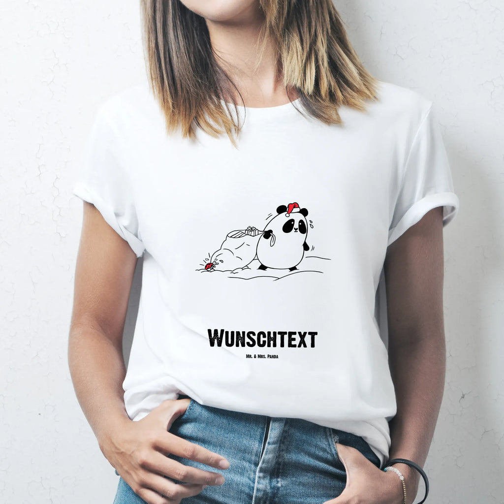 Personalisiertes T-Shirt Easy & Peasy Frohe Weihnachten T-Shirt mit Namen, T-Shirt Personalisiert, T-Shirt mit Aufruck