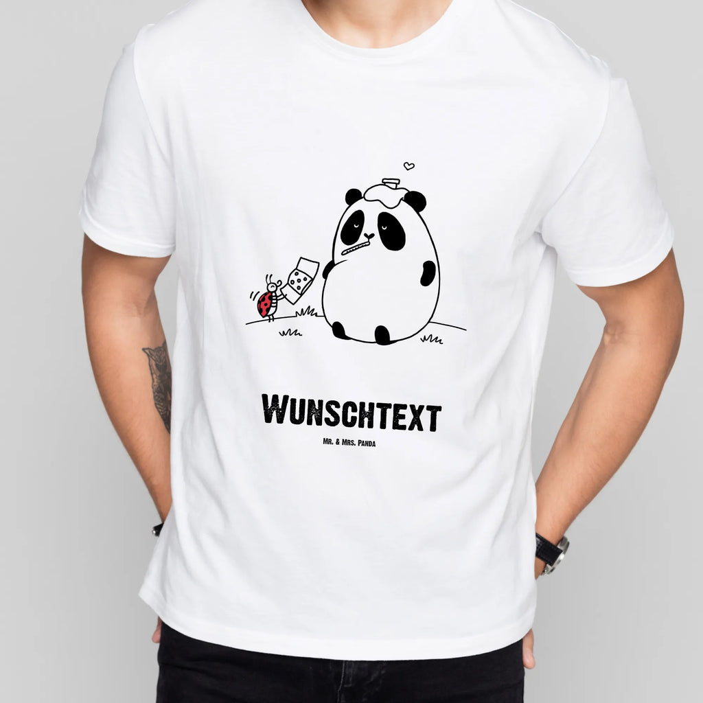 Rozmiar L Personalizowana koszulka Panda Szybkiego powrotu do zdrowia T-Shirt mit Namen, T-Shirt Personalisiert, T-Shirt mit Aufruck