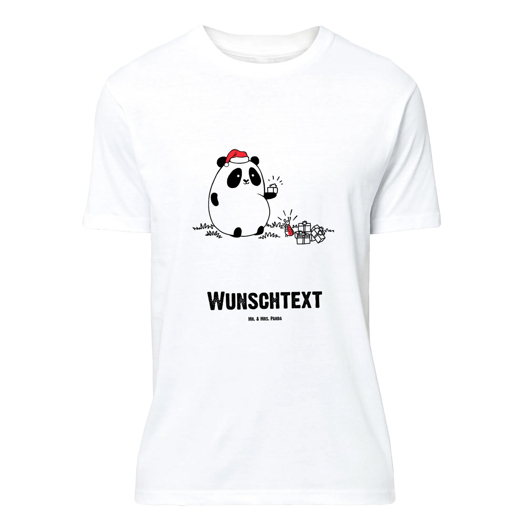 Personalisiertes T-Shirt Panda Weihnachtsgeschenk T-Shirt mit Aufruck, T-Shirt mit Namen, T-Shirt Personalisiert