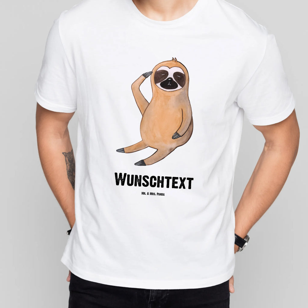 Personalisiertes T-Shirt Faultier Vogel zeigen T-Shirt mit Namen, Bedrucken, T-Shirt Personalisiert, Wunschtext, T-Shirt mit Aufruck, Faultier, Faultier Geschenk, Faultier Deko, Vogel, Der Frühe Vogel, Früher Vogel, Faultierwelt, Spinner, Frühaufsteher, Faultiere, faul, Lieblingstier, Morgenmuffel