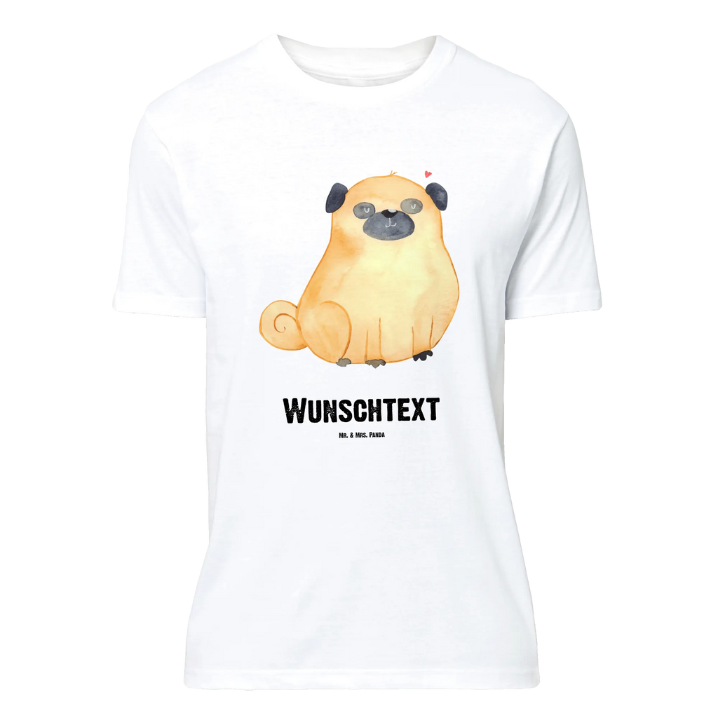 Personalised T-Shirt Pug Bedrucken, T-Shirt mit Namen, T-Shirt Personalisiert, Wunschtext, T-Shirt mit Aufruck, Hundemotiv, Hund, Haustier, Tierliebhaber, Sprüche, Hunderasse, Hundebesitzer, Mops, Hundeliebe, Liebe