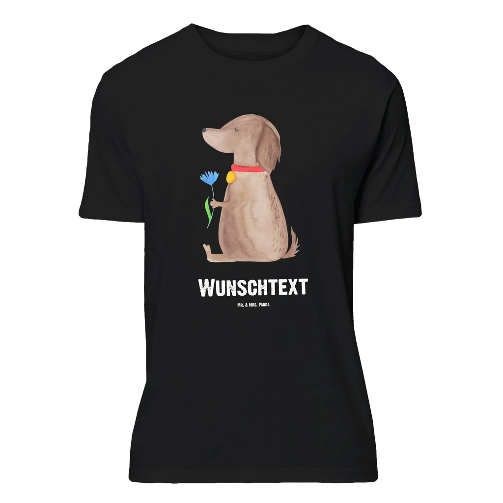 Personalised T-Shirt Dog flower Bedrucken, T-Shirt mit Aufruck, T-Shirt Personalisiert, T-Shirt mit Namen, Wunschtext, Hundemotiv, Hund, Haustier, Tierliebhaber, Sprüche, Hunderasse, Hundebesitzer, Hundeliebe, Frauchen, Hunde