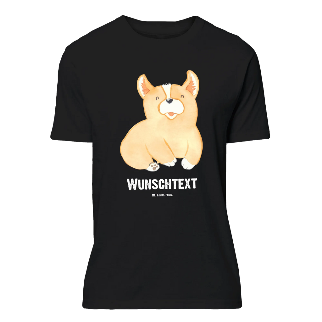 Personalisiertes T-Shirt Corgie T-Shirt mit Namen, Bedrucken, T-Shirt Personalisiert, T-Shirt mit Aufruck, Männer, Frauen, Wunschtext, Hundemotiv, Hund, Haustier, Tierliebhaber, Sprüche, Hunderasse, Hundebesitzer, Motivation, britisch, Spruch, Hundespruch, Lebensfreude, Corgie, Welsh Corgie Pembroke