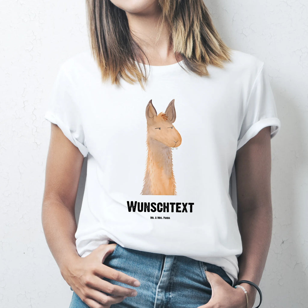 Rozmiar L Personalizowana koszulka głowa lamy zirytowany Bedrucken, T-Shirt mit Namen, T-Shirt Personalisiert, T-Shirt mit Aufruck, Wunschtext, Alpaka, Lama, Partnerin, Recht haben, Genervt sein, Lamas, Freundin, Büroalltag, Büro, Azubi, Chef, Beste Freundin, Chefin