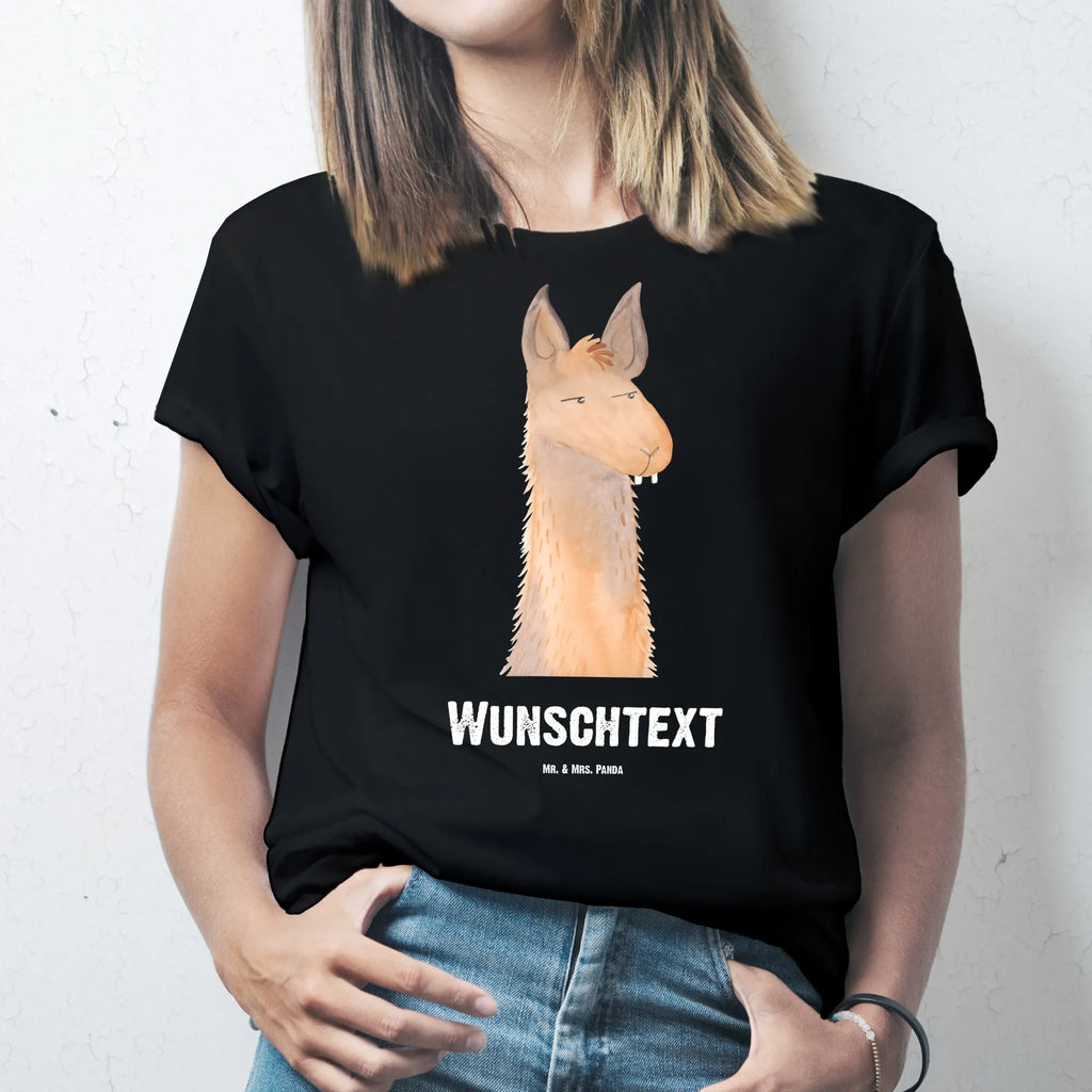 Rozmiar L Personalizowana koszulka głowa lamy zirytowany Bedrucken, T-Shirt mit Namen, T-Shirt Personalisiert, T-Shirt mit Aufruck, Wunschtext, Alpaka, Lama, Partnerin, Recht haben, Genervt sein, Lamas, Freundin, Büroalltag, Büro, Azubi, Chef, Beste Freundin, Chefin