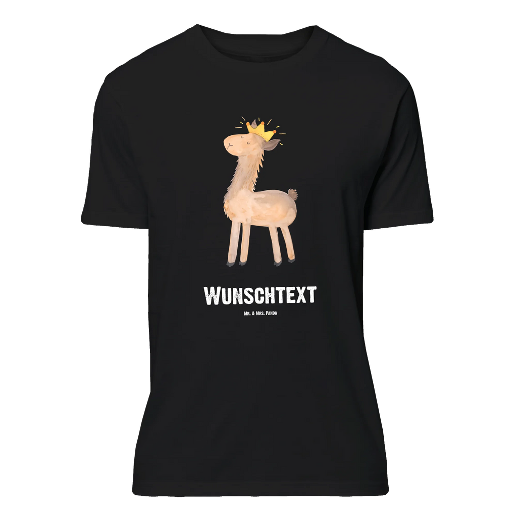 Personalisiertes T-Shirt Lama König T-Shirt mit Aufruck, T-Shirt mit Namen, Bedrucken, T-Shirt Personalisiert, Wunschtext, Alpaka, Lama, König, Freundin, Vorgesetzter, Abitur, Chef, Büro Kollege, Königin, Kollegin, Abi, Lamas, Mama, Papa