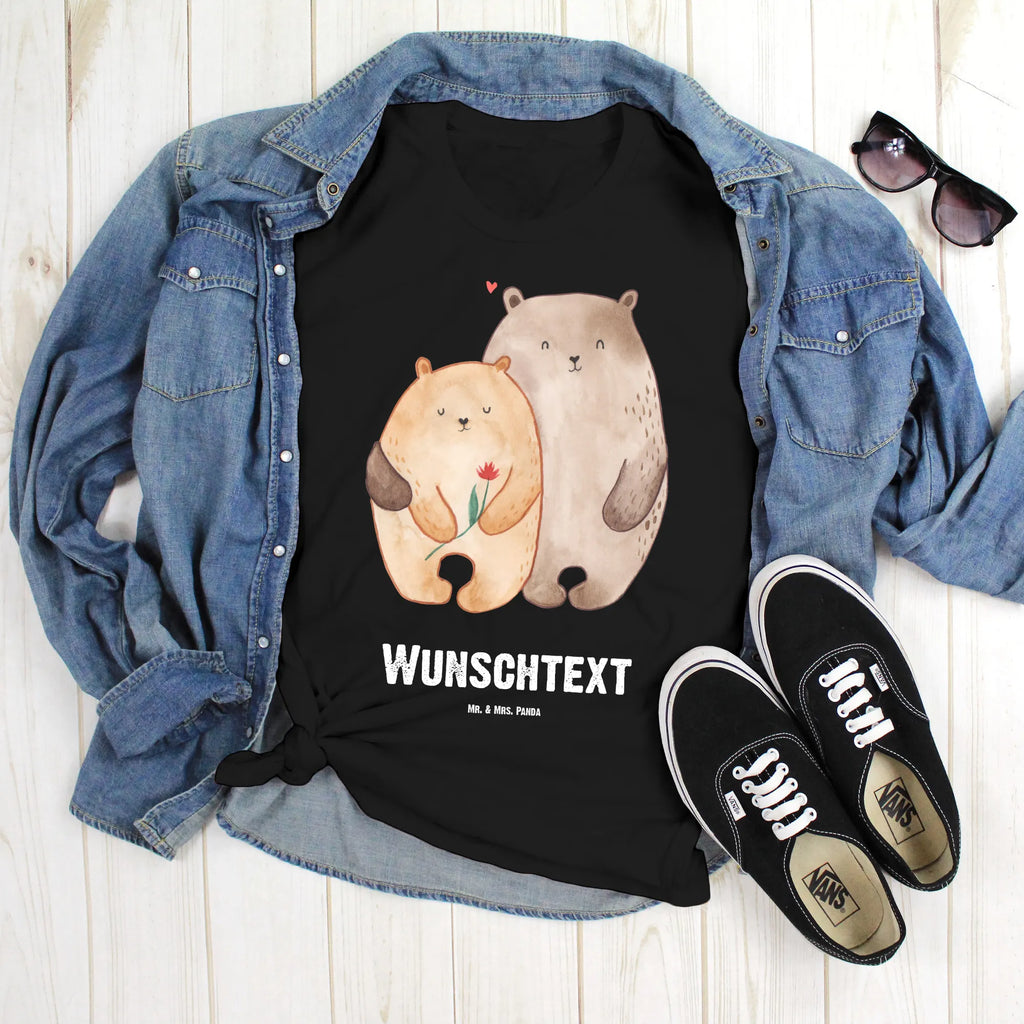 Personalised T-Shirt Bears in love Wunschtext, T-Shirt mit Aufruck, T-Shirt mit Namen, T-Shirt Personalisiert, Bedrucken, Freund, Jahrestag, Verlobung, Partner, Ehemann, Ehefrau, Freundin, Liebesgeschenk, Liebe, Heiraten, Heiratsantrag, Hocheitstag, Verheiratet, Bärchen, Bär, Hochzeitstag, Liebesbeweis, Geschenk Freundin, Verlobt, Bären, Geschenk Hochzeit, Geschenk Freund, Verliebt