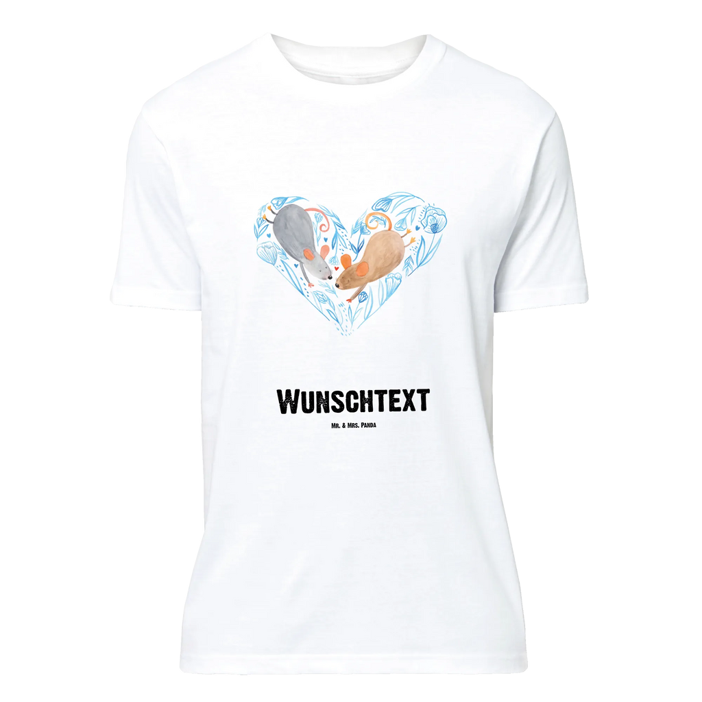 Personalisiertes T-Shirt Mäuse Herz Bedrucken, T-Shirt mit Namen, Wunschtext, T-Shirt mit Aufruck, T-Shirt Personalisiert, Liebe, Freund, Ehefrau, Liebesgeschenk, Heiraten, Hocheitstag, Jahrestag, Verlobung, Heiratsantrag, Partner, Ehemann, Freundin, Geschenk für Zwei, Lieblingsmensch, Gemeinsamkeit, Mäuse, Liebesbotschaft, Love, Liebesbeweis, Maus, Hochzeit