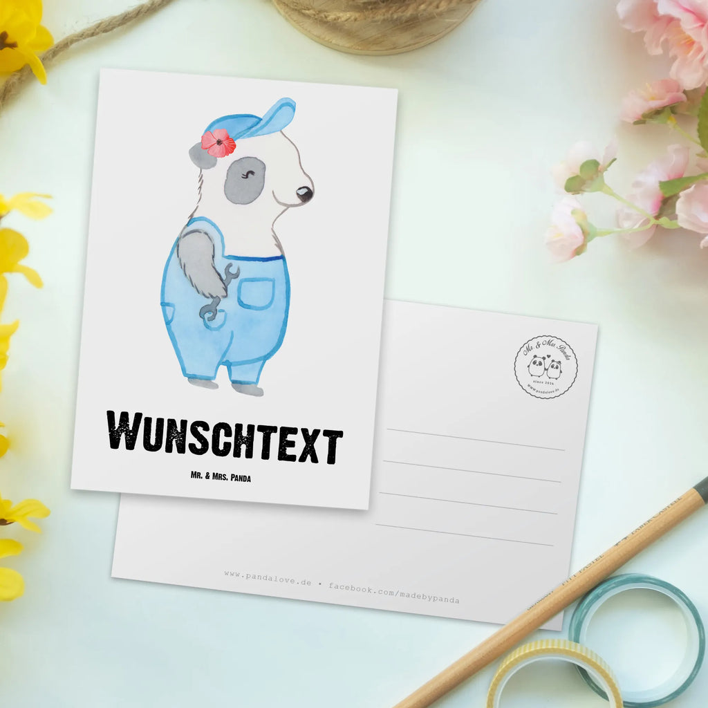 Personalisierte Postkarte Handwerkerin Herz Grußkarte mit Wunschtext, Geschenkkarte mit Namen, Einladung mit Wunschtext, Postkarte mit Namen, Postkarte bedrucken, Ansichtskarte mit Wunschtext, Karte mit Namen, Karte mit Wunschtext, Postkarte personalisierbar, Postkarte mit Wunschtext, Einladung mit Namen, Geschenkkarte mit Wunschtext, Ansichtskarte mit Namen, Grußkarte mit Namen, Beruf, Ausbildung, Jubiläum, Abschied, Rente, Kollege, Kollegin, Geschenk, Schenken, Arbeitskollege, Mitarbeiter, Firma, Danke, Dankeschön, Handwerkerin, Handwerksbetrieb, Werkstatt, Gesellenprüfung