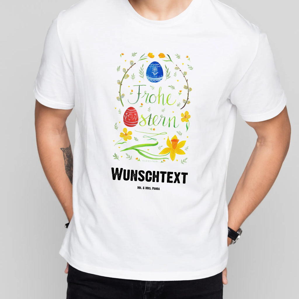 Personalisiertes T-Shirt Frohe Ostern T-Shirt mit Namen, T-Shirt Personalisiert, Wunschtext, T-Shirt mit Aufruck, Bedrucken, Ostergeschenke Kinder, Osternest, Ostergeschenke, Geschenke zu Ostern, Osterdeko, Ostern Geschenk, Ostern Kinder, Ostern, Osterhase, Osterei, Frohe Ostern, Weidenkätzchen. Lettering, Osterblume, Bemalte Ostereier, Ostergrüße