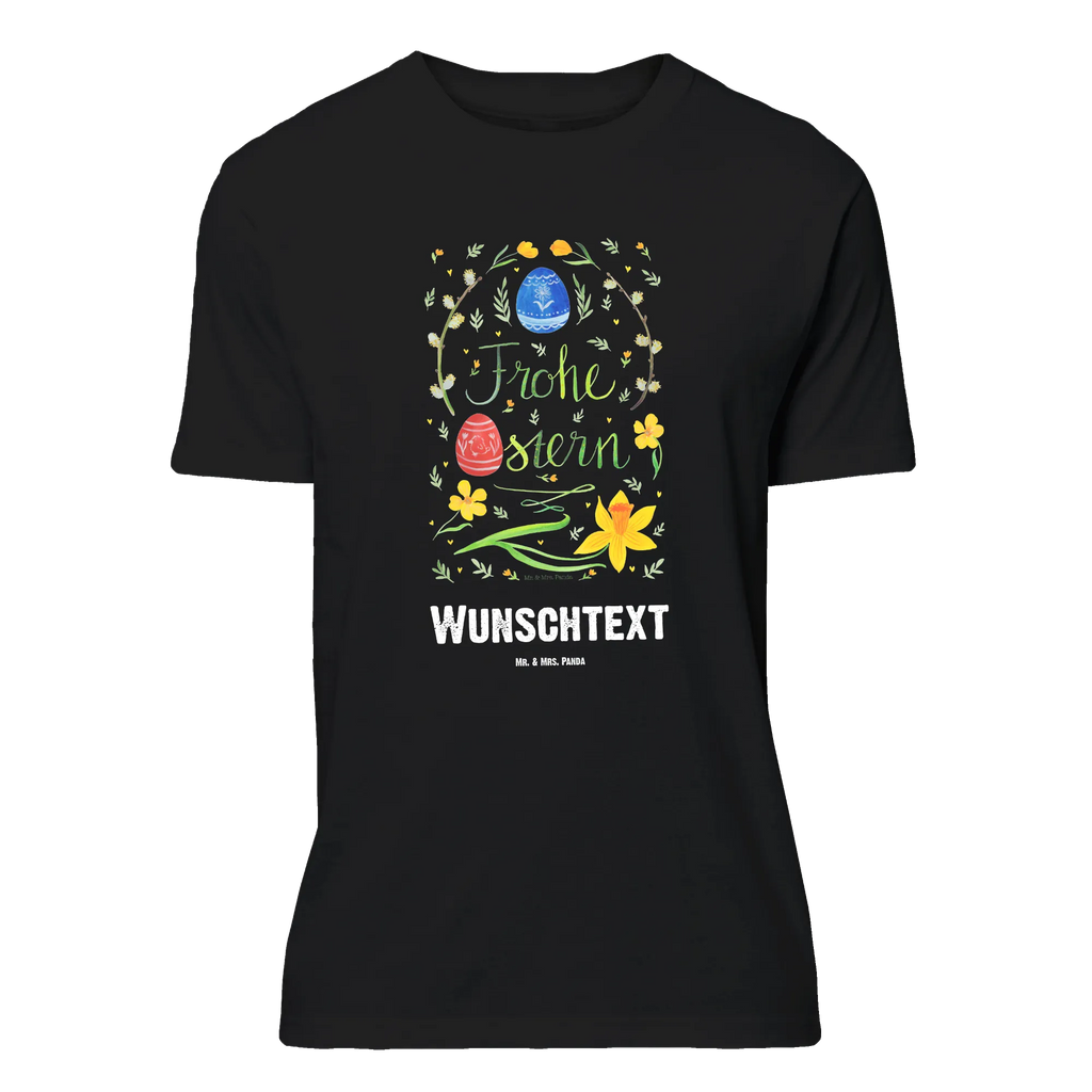 Personalisiertes T-Shirt Frohe Ostern T-Shirt mit Namen, T-Shirt Personalisiert, Wunschtext, T-Shirt mit Aufruck, Bedrucken, Ostergeschenke Kinder, Osternest, Ostergeschenke, Geschenke zu Ostern, Osterdeko, Ostern Geschenk, Ostern Kinder, Ostern, Osterhase, Osterei, Frohe Ostern, Weidenkätzchen. Lettering, Osterblume, Bemalte Ostereier, Ostergrüße
