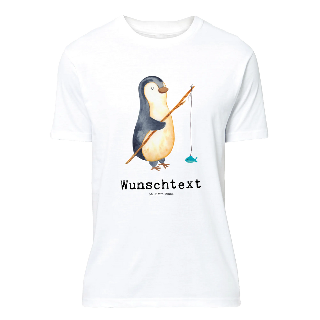 Rozmiar L Personalizowana koszulka Pingwin Wędkarz T-Shirt mit Aufruck, T-Shirt Personalisiert, Bedrucken, Wunschtext, T-Shirt mit Namen, Pinguin, Hobby, Planer, Tagträume, Tagesplan, Plan, Freundinnen, Pinguine, Angeln, Wochenende, Geschenk, Angler, Urlaub, Neustart, Motivation, Geschenkidee