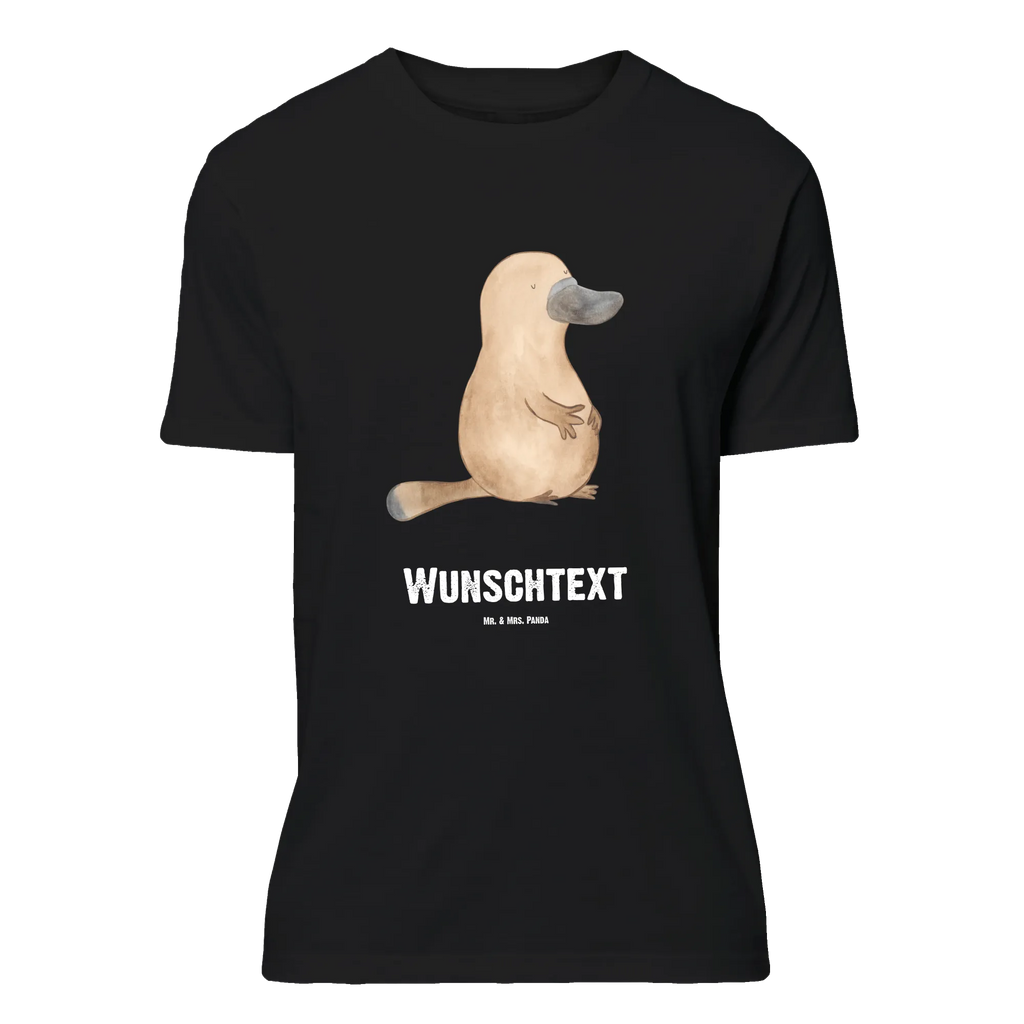 Personalised T-Shirt platypus courage Wunschtext, T-Shirt mit Aufruck, T-Shirt Personalisiert, Bedrucken, T-Shirt mit Namen, Meer, Urlaub, Meerestiere, Neuanfang, Mut, Lebensweisheit, Weltreise, Neustart, Schnabeltier, Motivation, Schnabeltiere, Training, Arbeit, Raodtrip, Büro, mutig