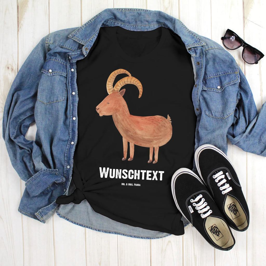Personalisiertes T-Shirt Sternzeichen Steinbock Wunschtext, T-Shirt Personalisiert, T-Shirt mit Aufruck, Frauen, T-Shirt mit Namen, Männer, Bedrucken, Tierkreiszeichen, Sternzeichen, Horoskop, Astrologie, Aszendent, Geschenk Dezember, Steinböcke, Geburtstag Dezember, Steinbock Geschenk, Bock, Geburtstag Januar, Steinbock Sternzeichen, Geschenk Januar, Ziege