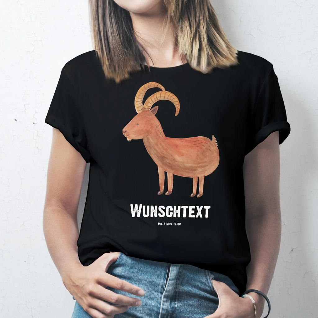 Personalisiertes T-Shirt Sternzeichen Steinbock Wunschtext, T-Shirt Personalisiert, T-Shirt mit Aufruck, Frauen, T-Shirt mit Namen, Männer, Bedrucken, Tierkreiszeichen, Sternzeichen, Horoskop, Astrologie, Aszendent, Geschenk Dezember, Steinböcke, Geburtstag Dezember, Steinbock Geschenk, Bock, Geburtstag Januar, Steinbock Sternzeichen, Geschenk Januar, Ziege