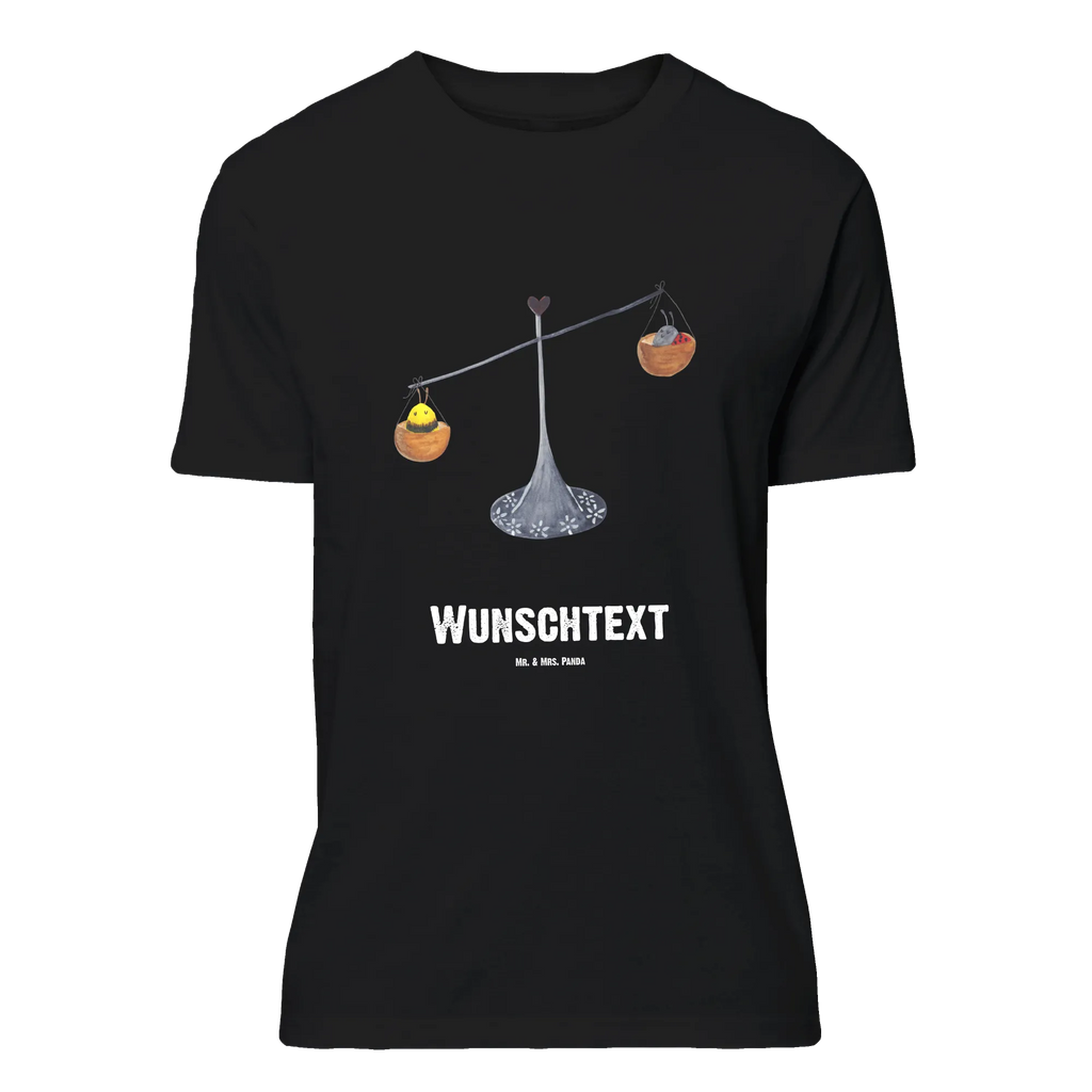 Personalisiertes T-Shirt Sternzeichen Waage Bedrucken, T-Shirt mit Aufruck, Wunschtext, T-Shirt mit Namen, T-Shirt Personalisiert, Astrologie, Aszendent, Tierkreiszeichen, Horoskop, Sternzeichen, Waage Sternzeichen, Waage, Biene, Geschenk Oktober, Marienkäfer, Gleichgewicht, Geburtstag Oktober, Waage Geschenk, Hummel, Geburtstag September, Geschenk September