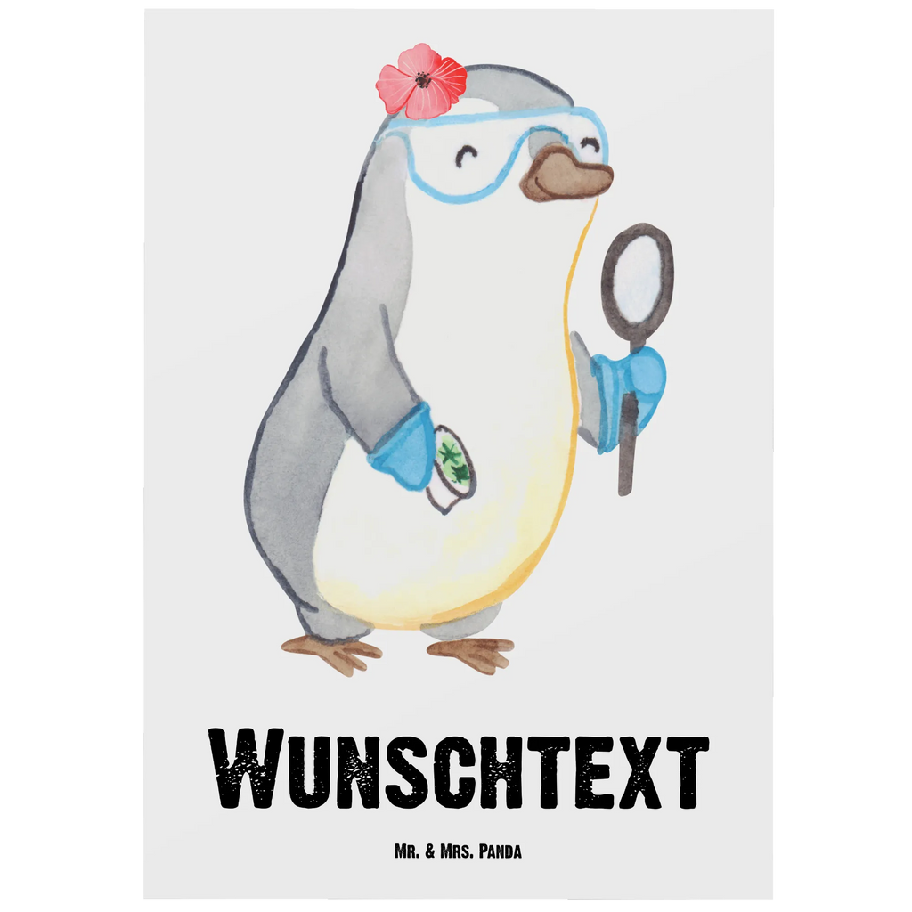 Personalizowana kartka pocztowa naukowczyni serce Zawód, Wykształcenie, Jubileusz, Pożegnanie, Emerytura, Kolega, Koleżanka, Prezent, Dawać, Pracownik, Współpracownik, Firma, Dziękuję, Dziękuję bardzo