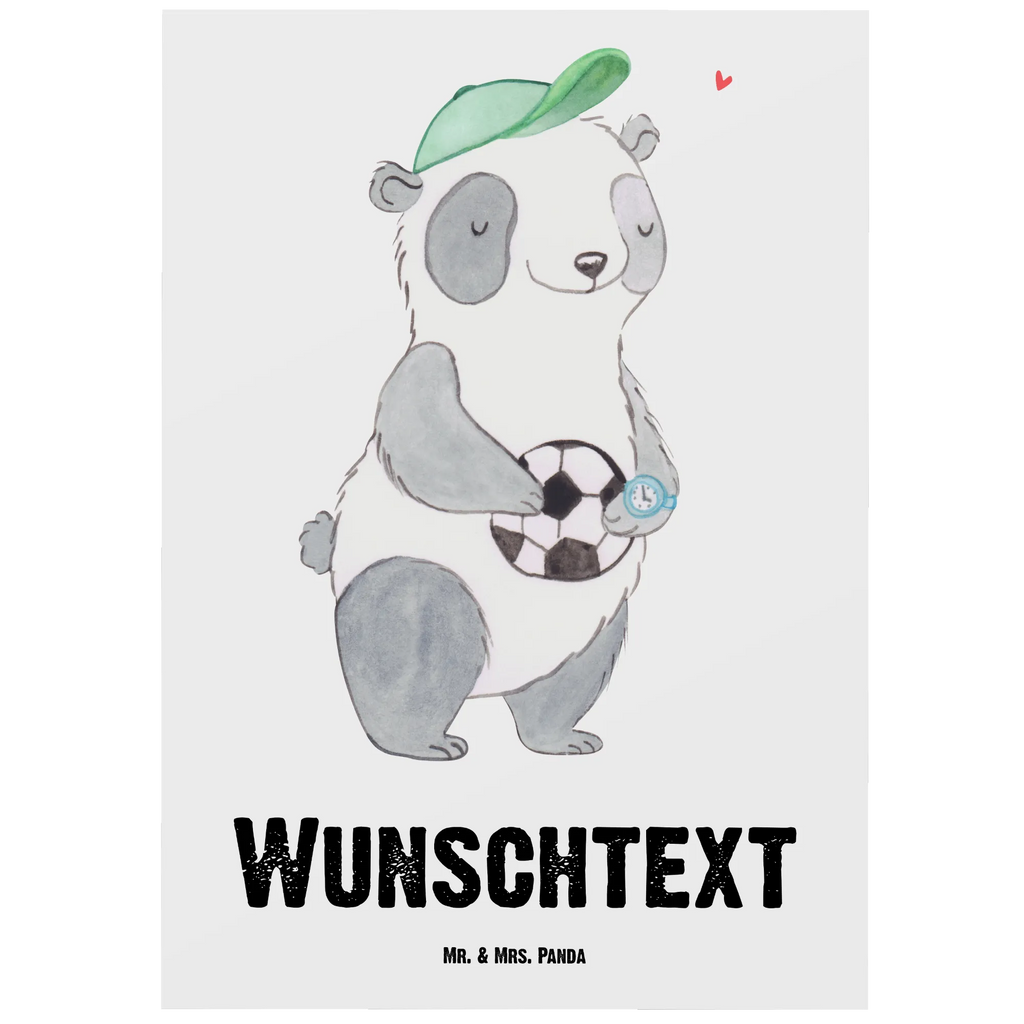 Personalizowana kartka pocztowa Trener piłki nożnej serce Zawód, Wykształcenie, Jubileusz, Pożegnanie, Emerytura, Kolega, Koleżanka, Prezent, Dawać, Pracownik, Współpracownik, Firma, Dziękuję, Dziękuję bardzo