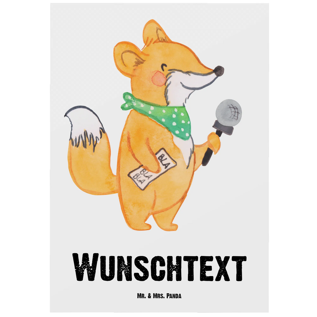 Personalizowana kartka pocztowa Dziennikarz Serce Zawód, Wykształcenie, Jubileusz, Pożegnanie, Emerytura, Kolega, Koleżanka, Prezent, Dawać, Pracownik, Współpracownik, Firma, Dziękuję, Dziękuję bardzo