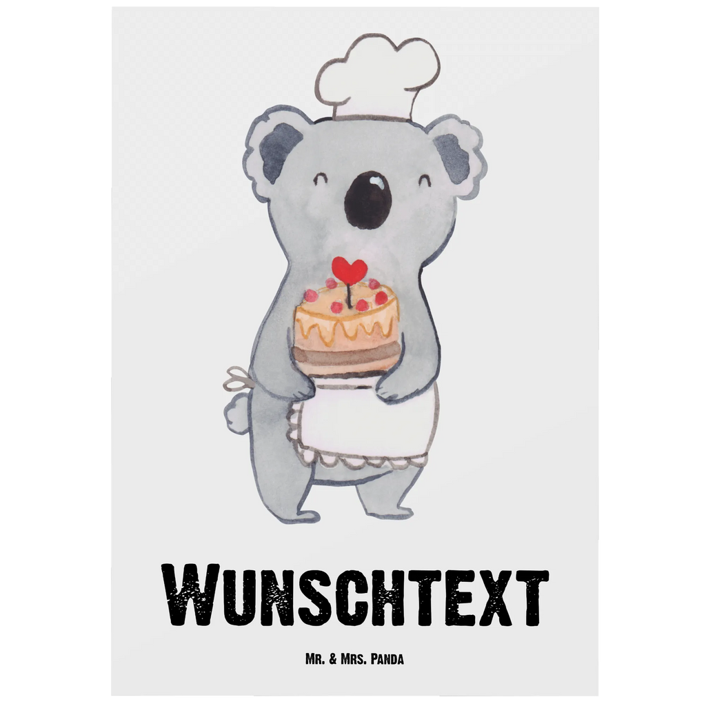 Personalised postcard Confectioner Heart gift, gift idea, best, farewell gift, passing exam, anniversary, retirement, promotion, job start, sayings, funny, profession