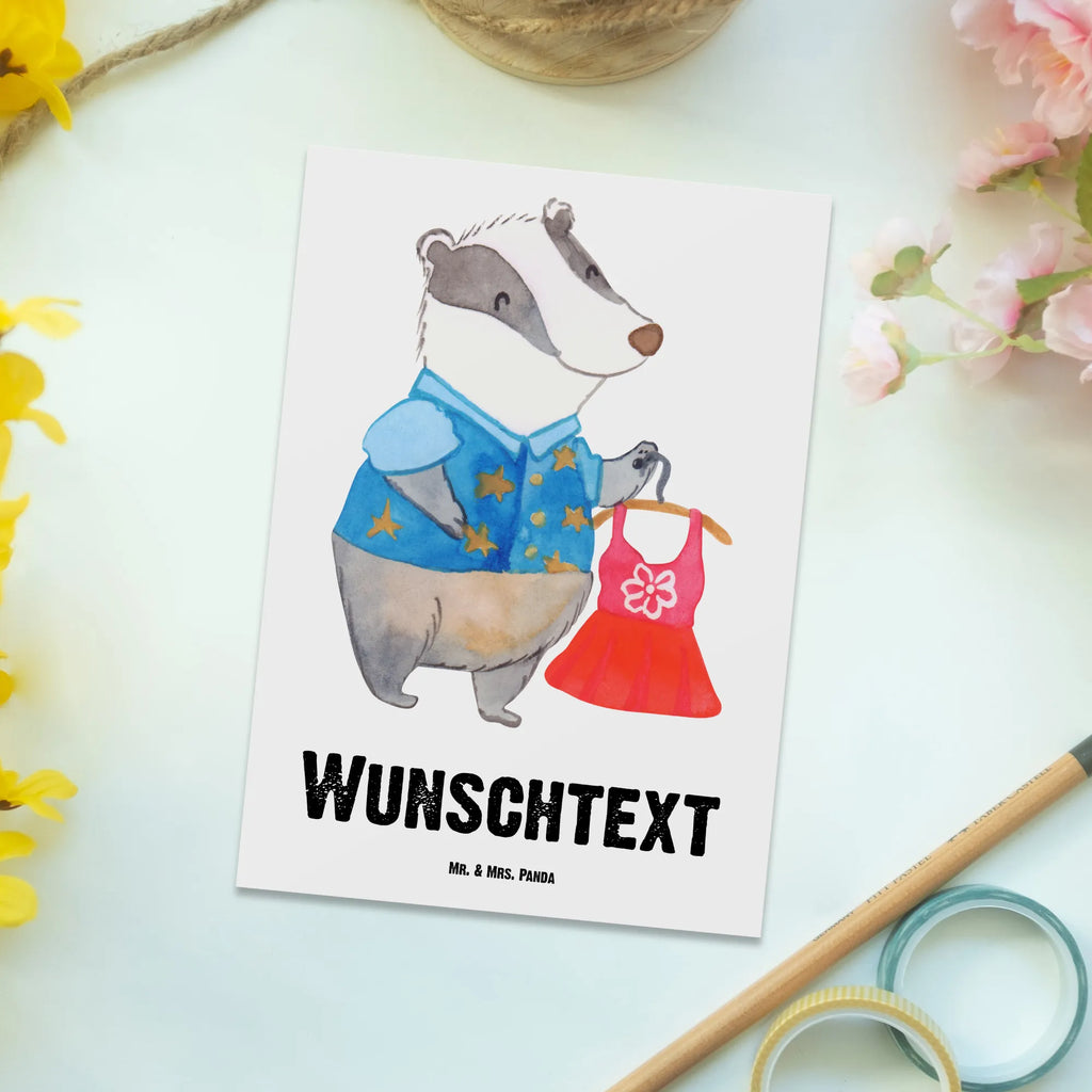 Personalised postcard Fashion Designer Heart gift, gift idea, best, farewell gift, passing exam, anniversary, retirement, promotion, job start, sayings, funny, profession