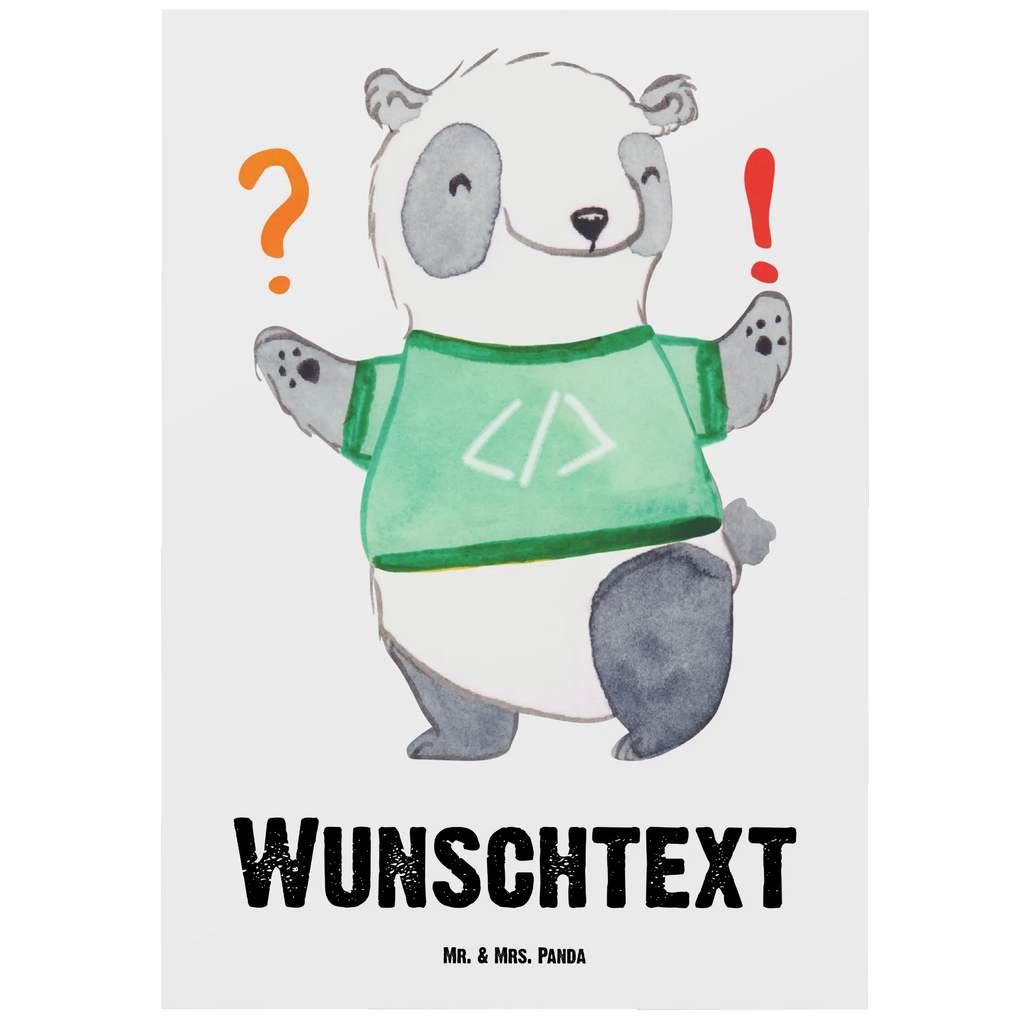 Personalizowana kartka pocztowa Programista serce Zawód, Wykształcenie, Jubileusz, Pożegnanie, Emerytura, Kolega, Koleżanka, Prezent, Dawać, Pracownik, Współpracownik, Firma, Dziękuję, Dziękuję bardzo