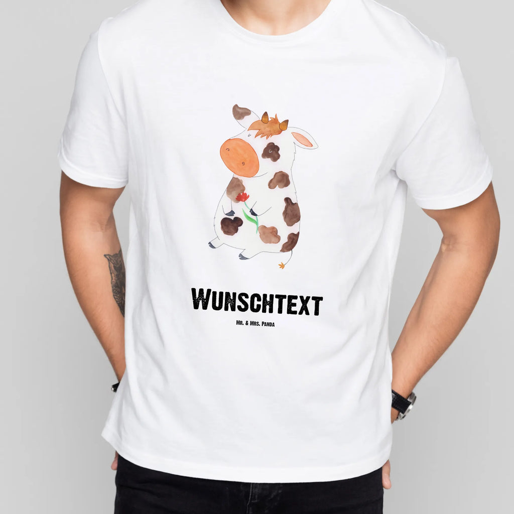 Personalised T-Shirt Cow Wunschtext, T-Shirt mit Aufruck, T-Shirt Personalisiert, T-Shirt mit Namen, Bedrucken, Landwirtin, Hoftiere, Bauernhof, Landwirt, Motivtion, Magie, Milch, Kuh, Träume, Kühe, Milchkuh, Spruch, Flausen, Hof