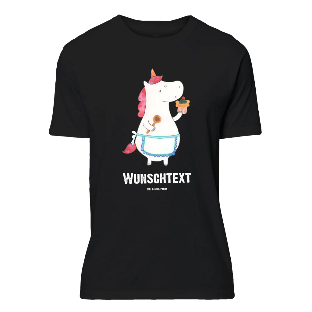 Rozmiar L Personalizowana koszulka Jednorożec Kuchnia T-Shirt Personalisiert, Bedrucken, Wunschtext, T-Shirt mit Aufruck, T-Shirt mit Namen, Einhorn Deko, Unicorn, Einhorn, Einhörner, Koch, Träumen, Hobbykoch, Bäckerin, Backen, Kuchen, Motivation, Muffin, Torte, Träumer