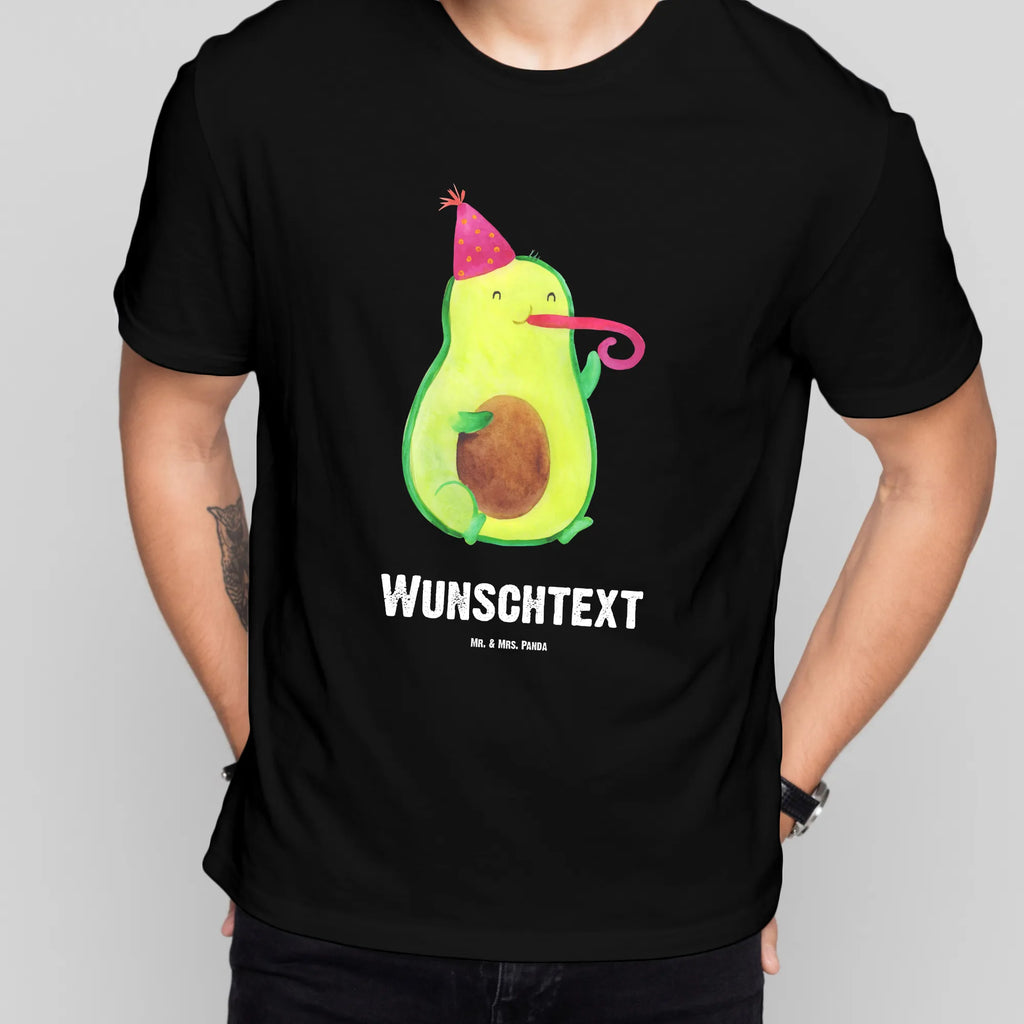 Personalisiertes T-Shirt Avocado Party Time T-Shirt Personalisiert, T-Shirt mit Namen, Bedrucken, T-Shirt mit Aufruck, Wunschtext, Avocado, Veggie, Vegan, Gesund