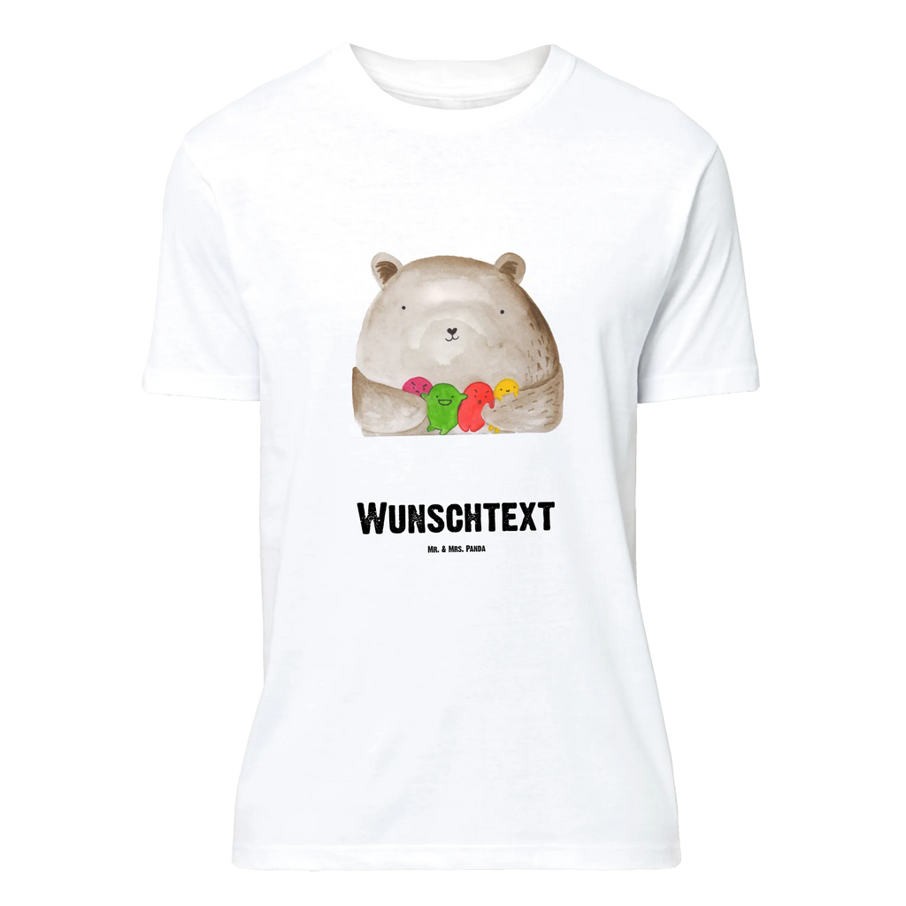 Rozmiar L Personalizowana koszulka niedźwiedź uczucie Wunschtext, T-Shirt mit Namen, T-Shirt mit Aufruck, T-Shirt Personalisiert, Bedrucken, Teddybär, Teddy, Bär, Durchgedreht, Verrückt, Wahnsinn
