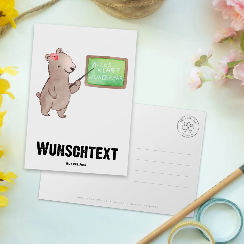 Personalisierte Postkarte Schwimmlehrerin mit Herz Einladung mit Namen, Ansichtskarte mit Wunschtext, Postkarte mit Wunschtext, Postkarte mit Namen, Geschenkkarte mit Wunschtext, Geschenkkarte mit Namen, Postkarte Personalisierbar, Karte mit Wunschtext, Grußkarte mit Namen, Grußkarte mit Wunschtext, Karte mit Namen, Postkarte Bedrucken, Ansichtskarte mit Namen, Einladung mit Wunschtext, Geschenk, Schenken, Jubiläum, Danke, Dankeschön, Beruf, Ausbildung, Abschied, Rente, Kollege, Kollegin, Arbeitskollege, Mitarbeiter, Firma, Schwimmverein, Schwimmbad, Schwimmschule, Schwimmlehrerin