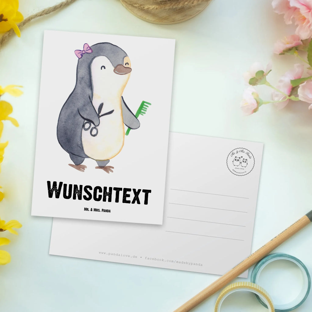 Personalisierte Postkarte Hairstylistin mit Herz Karte mit Namen, Postkarte Bedrucken, Ansichtskarte mit Namen, Einladung mit Wunschtext, Grußkarte mit Wunschtext, Geschenkkarte mit Namen, Postkarte mit Namen, Postkarte mit Wunschtext, Ansichtskarte mit Wunschtext, Grußkarte mit Namen, Postkarte Personalisierbar, Einladung mit Namen, Geschenkkarte mit Wunschtext, Karte mit Wunschtext, Geschenk, Schenken, Jubiläum, Danke, Dankeschön, Beruf, Ausbildung, Abschied, Rente, Kollege, Kollegin, Arbeitskollege, Mitarbeiter, Firma, Frisörin, Haarstylistin, Hairstylistin, Friseursalon