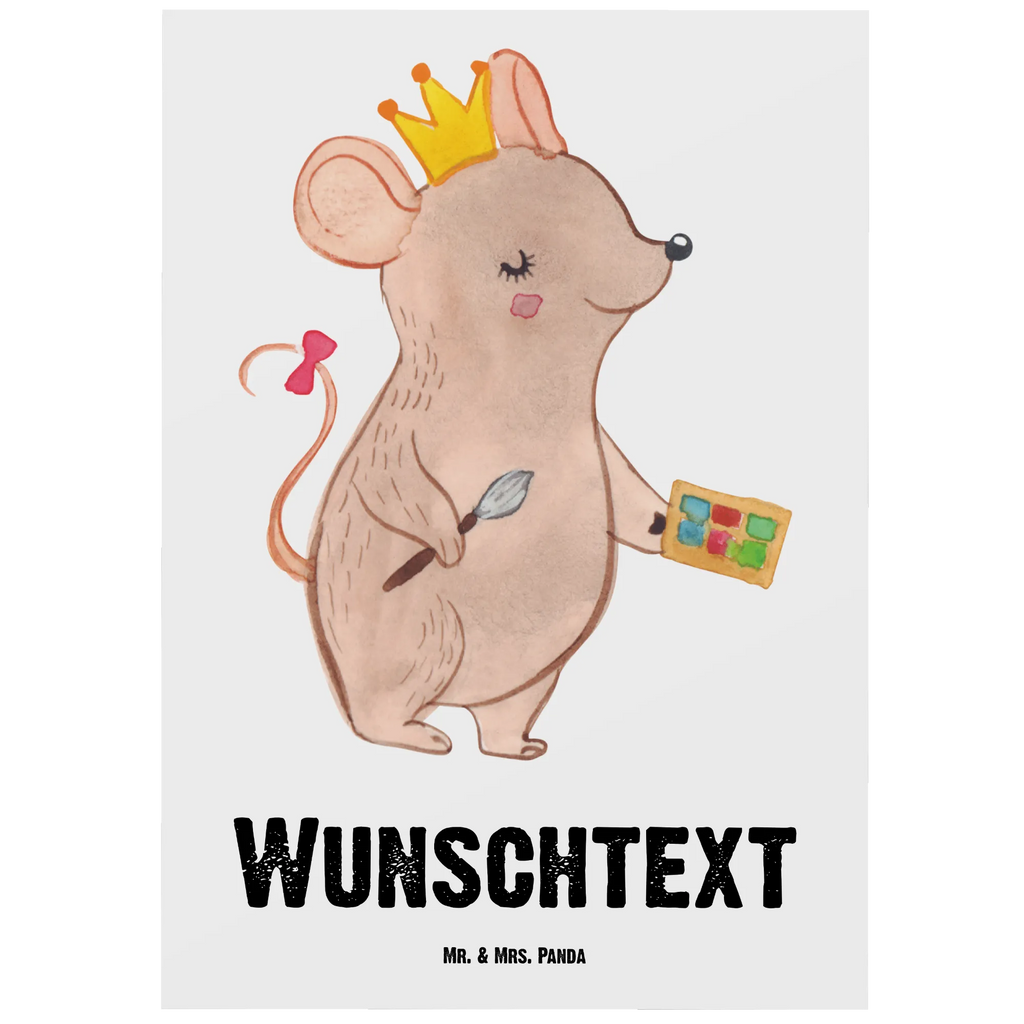 Personalised postcard Make Up Artist heart gift, gift idea, best, farewell gift, passing exam, anniversary, retirement, promotion, job start, sayings, funny, profession