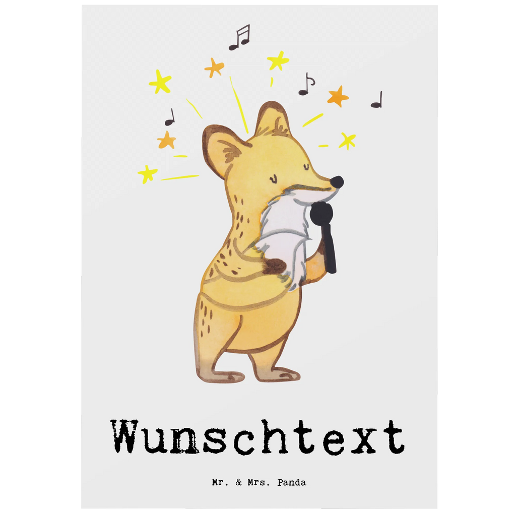 Personalised postcard opera singer heart gift, gift idea, best, farewell gift, passing exam, anniversary, retirement, promotion, job start, sayings, funny, profession