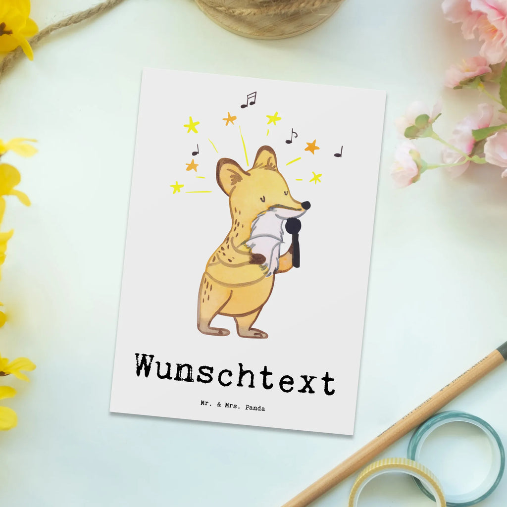 Personalised postcard opera singer heart gift, gift idea, best, farewell gift, passing exam, anniversary, retirement, promotion, job start, sayings, funny, profession