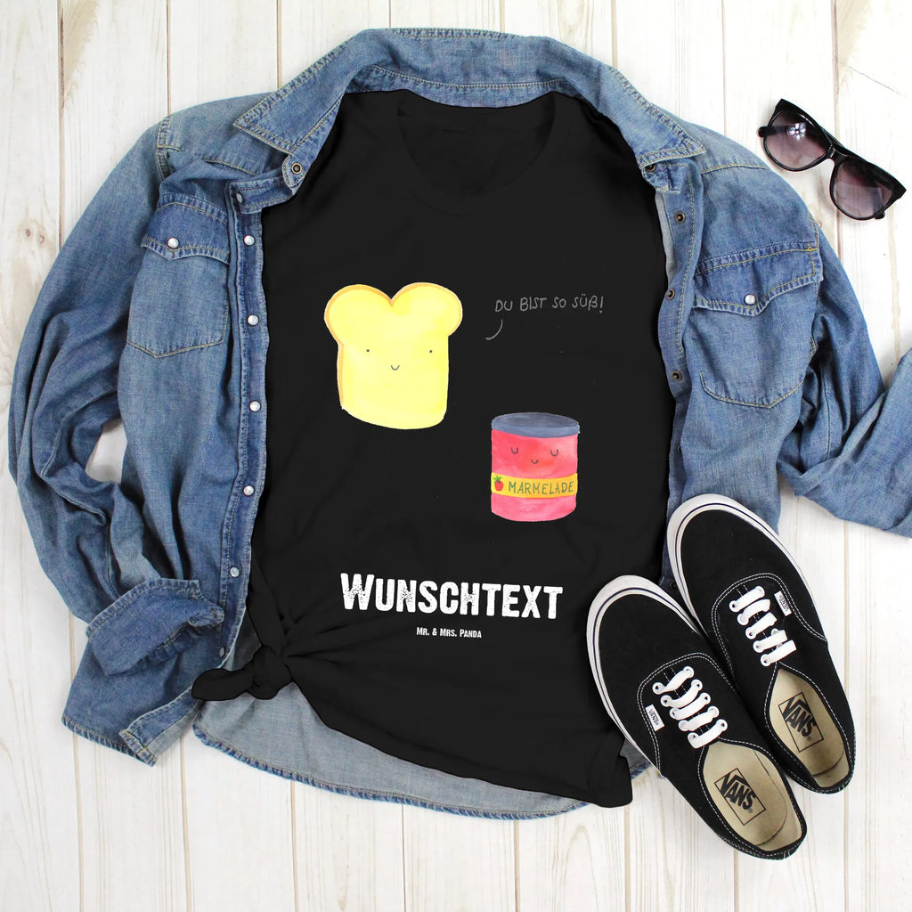 Personalisiertes T-Shirt Toast & Marmelade T-Shirt mit Namen, Wunschtext, T-Shirt mit Aufruck, Bedrucken, T-Shirt Personalisiert, Lustige Sprüche, Gute Laune, Tiere, Tiermotive, Küche Spruch, Küche Deko, Toast, Frühstück Einladung, Süß, Süße Postkarte, Marmelade, Brot, Dreamteam, Toastbrot