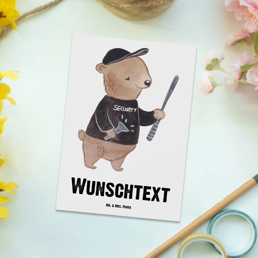 Personalisierte Postkarte Bodyguard mit Herz Geschenkkarte mit Namen, Karte mit Wunschtext, Postkarte mit Wunschtext, Postkarte personalisierbar, Ansichtskarte mit Wunschtext, Ansichtskarte mit Namen, Geschenkkarte mit Wunschtext, Einladung mit Wunschtext, Grußkarte mit Namen, Postkarte mit Namen, Postkarte bedrucken, Karte mit Namen, Einladung mit Namen, Grußkarte mit Wunschtext, Beruf, Ausbildung, Jubiläum, Abschied, Rente, Kollege, Kollegin, Geschenk, Schenken, Arbeitskollege, Mitarbeiter, Firma, Danke, Dankeschön, Bodyguard, Personenschützer