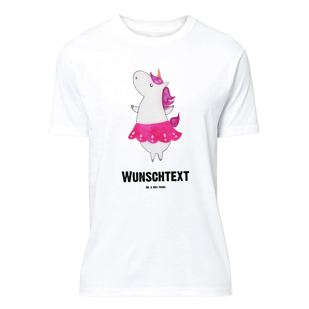 Personalised T-Shirt unicorn ballerina T-Shirt mit Namen, Frauen, Männer, T-Shirt mit Aufruck, Bedrucken, T-Shirt Personalisiert, Wunschtext, Einhorn Deko, Unicorn, Einhorn, Einhörner, Lebensfreude, Tänzerin, Spaß, Wohnung, Party, Ballerina, Tanzen, Feiern, Geburtstag, Lebenslust