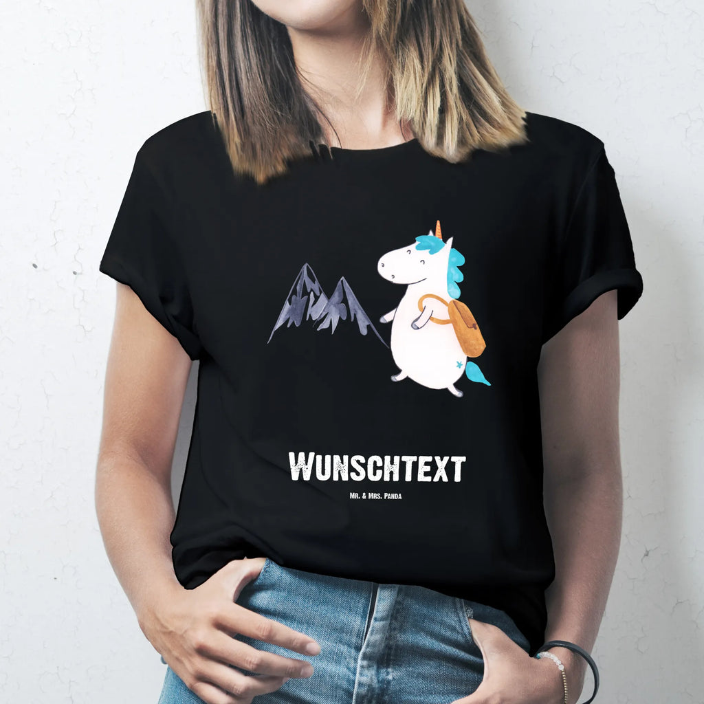Rozmiar L Personalizowana koszulka jednorożec alpinista T-Shirt mit Aufruck, Wunschtext, Bedrucken, T-Shirt mit Namen, T-Shirt Personalisiert, Einhorn Deko, Unicorn, Einhorn, Einhörner, Abenteuer, Abenteurer, Berge, Weltreise, Bergsteiger, Urlaub, Weltenbummler, Entdecker, Reisen
