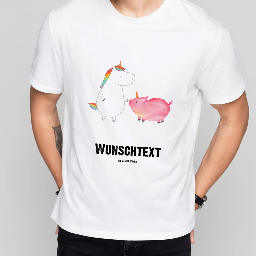 Personalisiertes T-Shirt Einhorn + Schweinhorn T-Shirt mit Namen, T-Shirt Personalisiert, Bedrucken, Wunschtext, T-Shirt mit Aufruck, Einhorn Deko, Unicorn, Einhorn, Einhörner, Schwein, Freundin, Schweinhorn, Freundschaft, Schweinchen