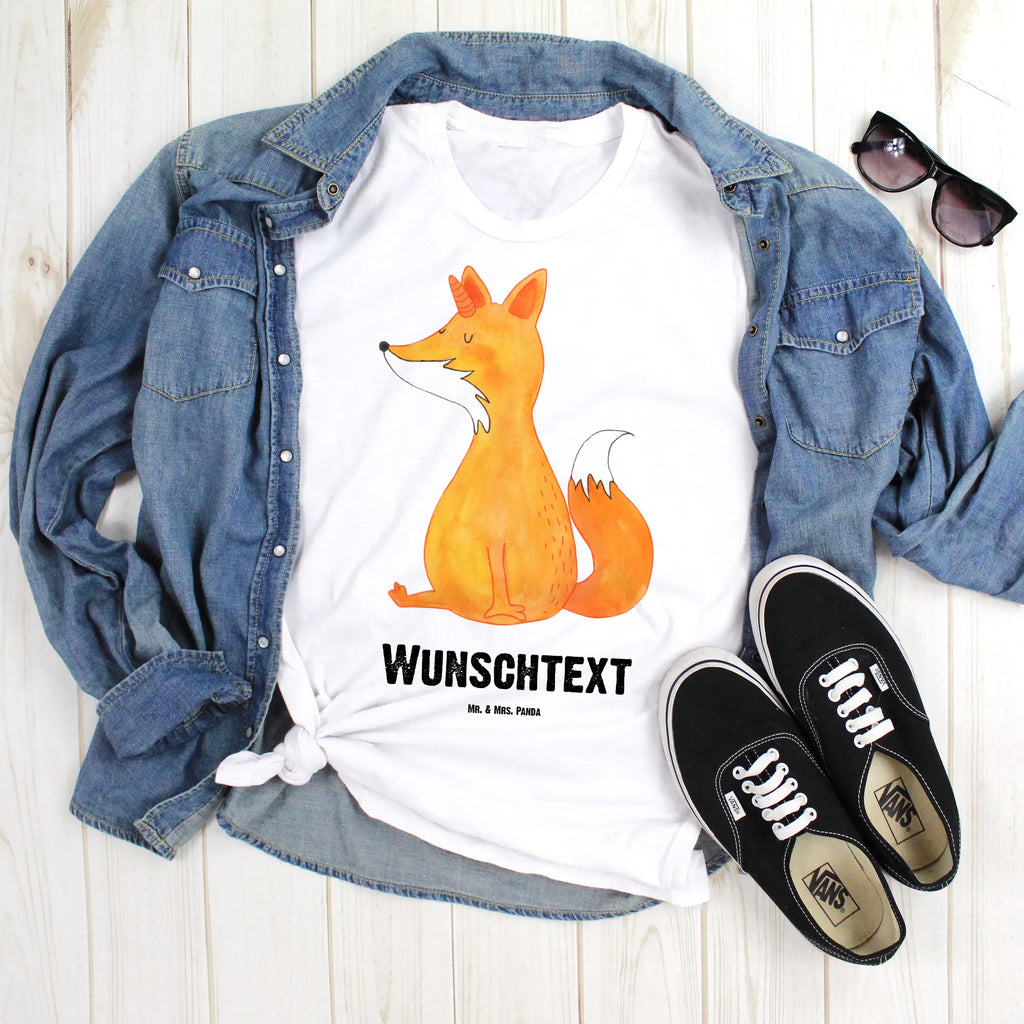 Personalised T-Shirt unicorn Wish T-Shirt Personalisiert, T-Shirt mit Namen, Wunschtext, T-Shirt mit Aufruck, Bedrucken, Einhorn Deko, Unicorn, Einhorn, Einhörner, Fuchs, Füchse, Fuchshörnchen, Unicorns, Fuchshorn, Foxycorn
