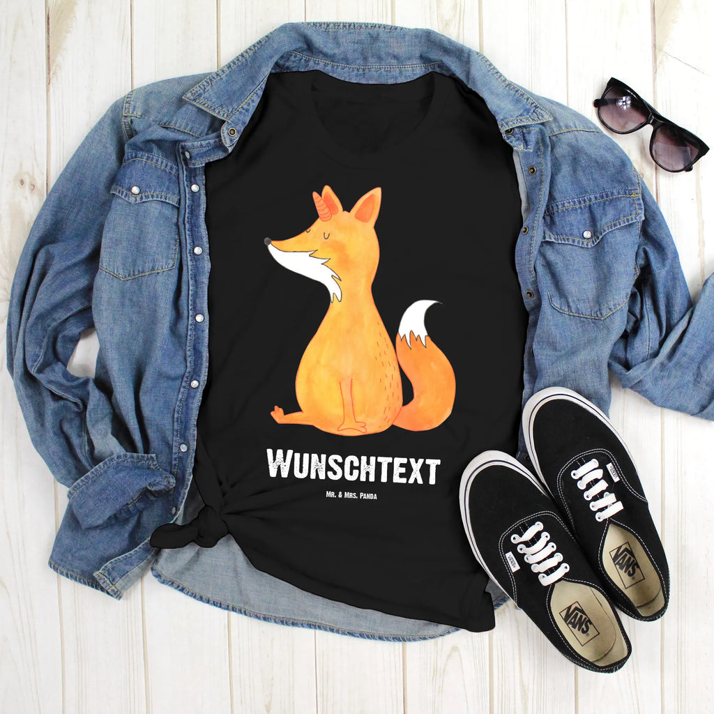 Personalised T-Shirt unicorn Wish T-Shirt Personalisiert, T-Shirt mit Namen, Wunschtext, T-Shirt mit Aufruck, Bedrucken, Einhorn Deko, Unicorn, Einhorn, Einhörner, Fuchs, Füchse, Fuchshörnchen, Unicorns, Fuchshorn, Foxycorn