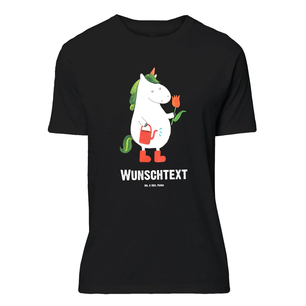 Personalisiertes T-Shirt Einhorn Gärtner T-Shirt mit Namen, T-Shirt Personalisiert, Bedrucken, Frauen, Wunschtext, Männer, T-Shirt mit Aufruck, Einhorn, Einhörner, Einhorn Deko, Unicorn, Gießkanne, Garten, Luftballon, Freundin, Freude, Blume, Lebenslust, Stiefel, Giesskanne