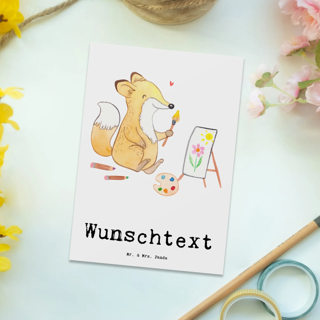 Personalizowana kartka pocztowa lis Malowanie Prezent, Sport, Dyscyplina sportowa, Hobby, Darować, Dziękuję, Dzięki, Wyróżnienie, Wygrana, Sportowiec