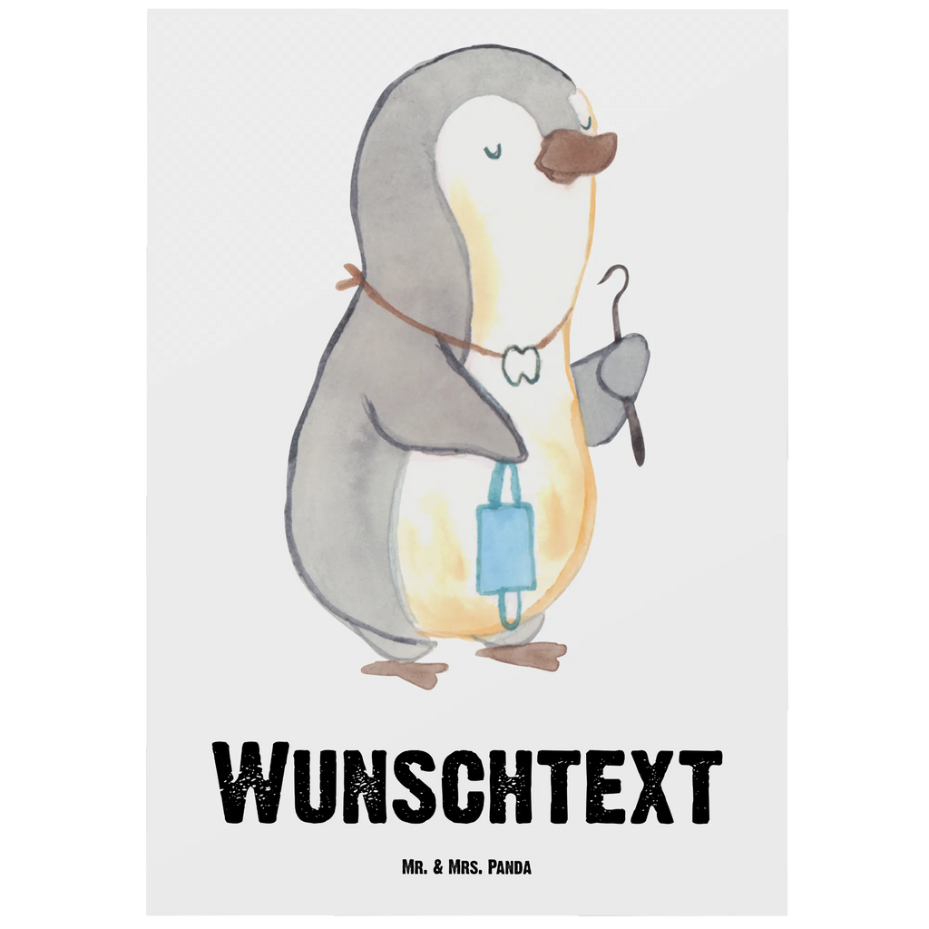 Personalised postcard dental assistant heart gift, gift idea, best, farewell gift, passing exam, anniversary, retirement, promotion, job start, sayings, funny, profession