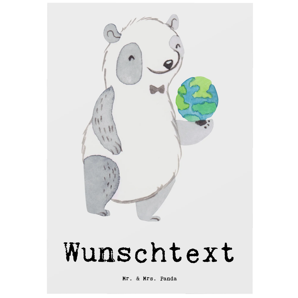 Personalised postcard Oceanographer Heart gift, gift idea, best, farewell gift, passing exam, anniversary, retirement, promotion, job start, sayings, funny, profession