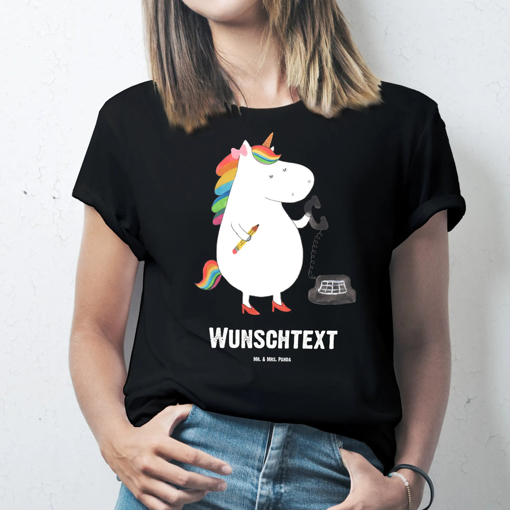 Personalised T-Shirt unicorn secretary T-Shirt Personalisiert, Wunschtext, T-Shirt mit Aufruck, T-Shirt mit Namen, Bedrucken, Einhorn Deko, Unicorn, Einhorn, Einhörner, Steuerbüro, Bürokraft, Büro, Steuerkanzlei, Sekretärin, Rechtsanwältin, Bürohilfe, Rechtsanwaltsgehilfin