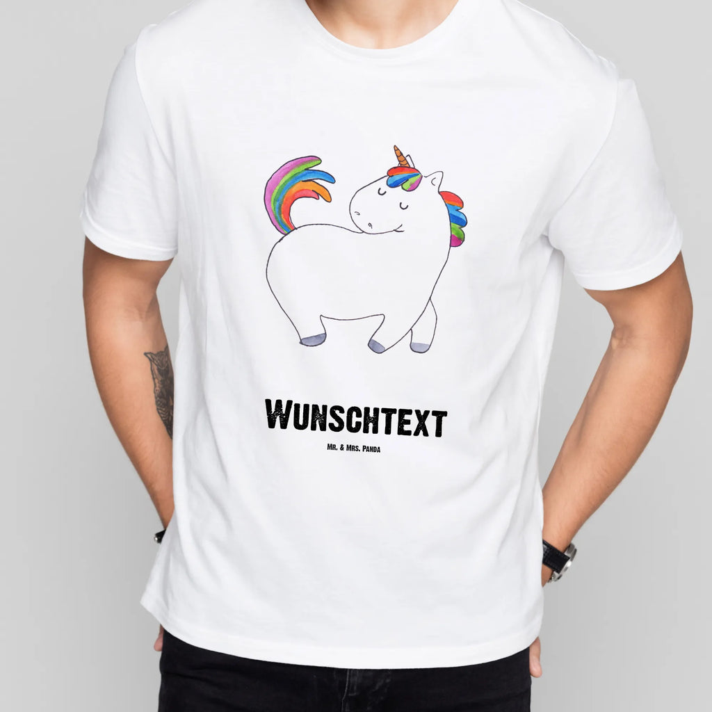 Personalisiertes T-Shirt Einhorn stolzierend T-Shirt mit Aufruck, Bedrucken, T-Shirt Personalisiert, Wunschtext, T-Shirt mit Namen, Einhorn Deko, Unicorn, Einhorn, Einhörner, Reiter, Freundin, Geschenk, Stolz, Pferd, Anders, Reiten, Bunt