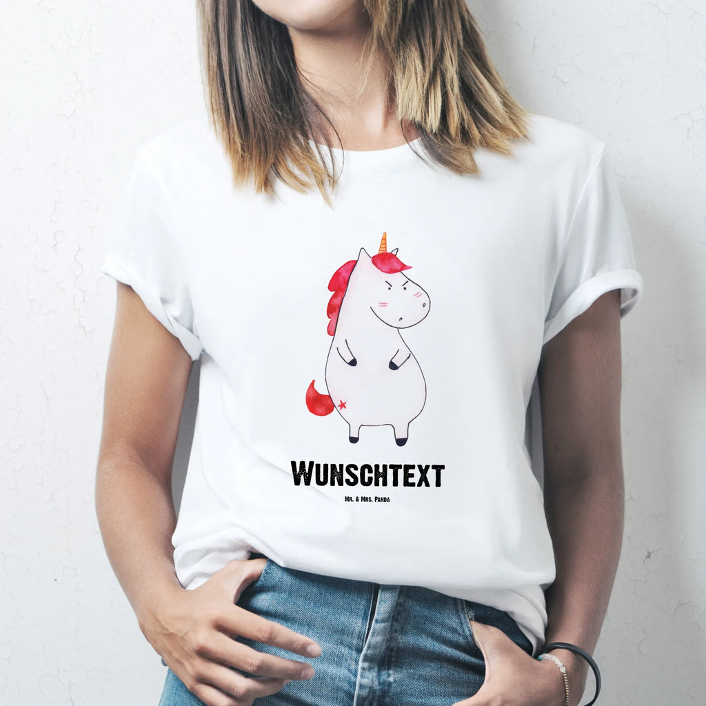 Personalised T-Shirt unicorn Fury Bedrucken, T-Shirt Personalisiert, T-Shirt mit Aufruck, T-Shirt mit Namen, Wunschtext, Einhorn Deko, Unicorn, Einhorn, Einhörner, Nein, Dumme Fragen, Lustig, Spaß, wütend, Realität, Geschenk, Büro, Lustlos, Ansage, Arbeit